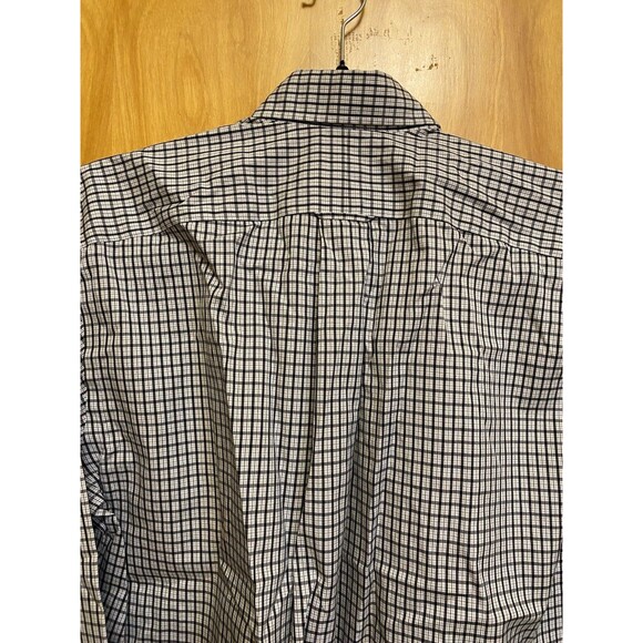 KIRKLAND SIGNATURE Men’s Shirt Plaid Button Down 100% Extra Long 15.5-33 - Picture 4 of 9